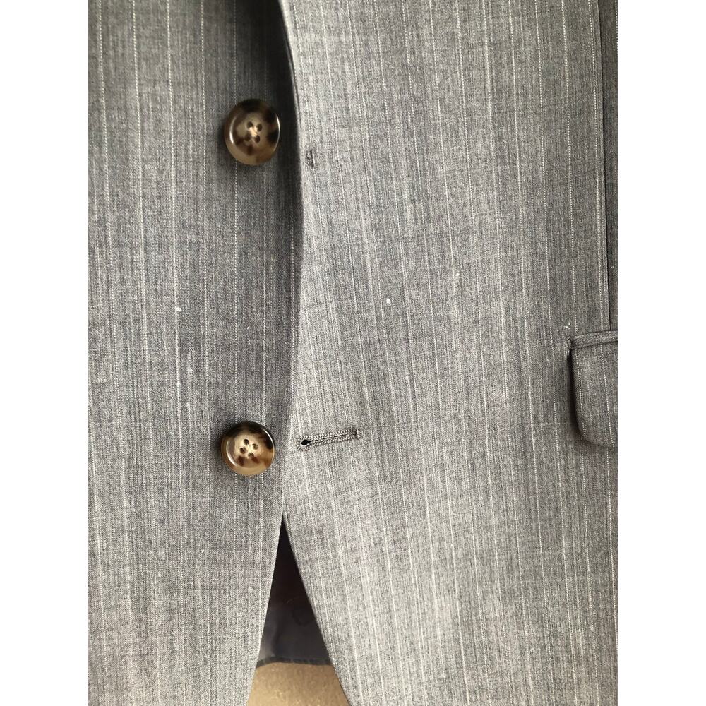 Lauren Ralph Lauren Men Gray Wool Suit Jacket Size 42R - Picture 5 of 14